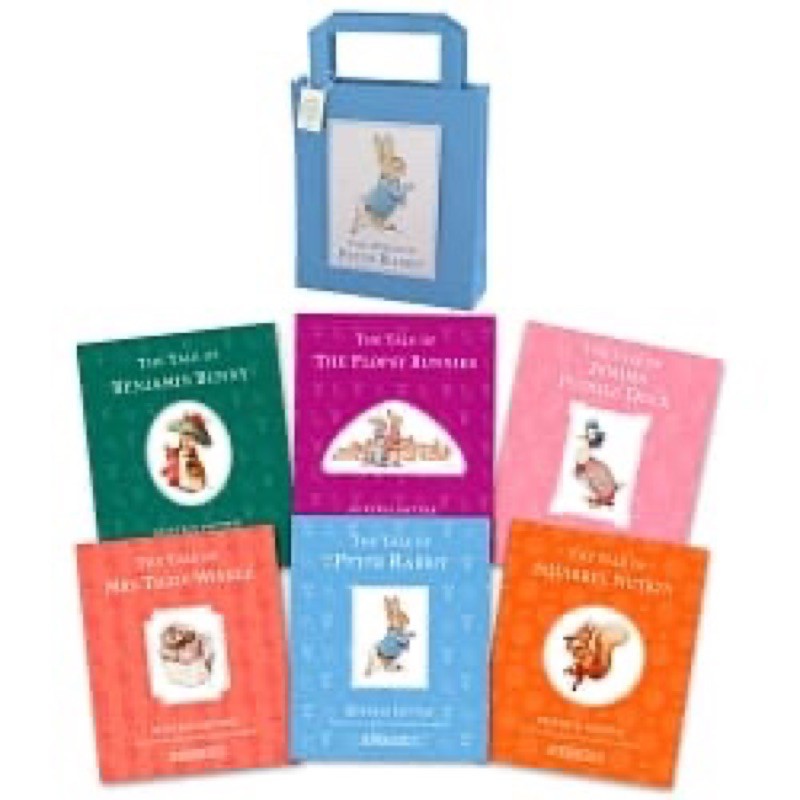 羊耳朵書店*絕版 最後庫存 彼得兔經典故事套書（6冊附小書袋）Beatrix Potter Book Bag