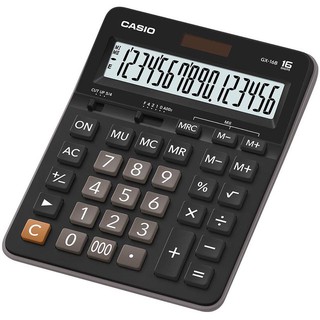 【免運】【CASIO 】CASIO 卡西歐16位元桌上型大螢幕計算機GX-16B