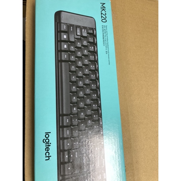 羅技logic mk220無線鍵盤滑鼠 全新