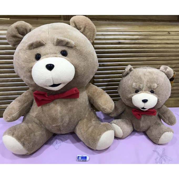 【登登批發】熊麻吉大娃娃 紅領結造型熊麻吉娃娃玩偶 32/50CM 泰迪熊娃娃 泰迪熊玩偶 麻吉熊娃娃玩偶 生日禮物