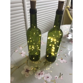 臺北24H出貨 附發票 創意 暖白色 紅酒 啤酒 酒瓶塞 LED燈串 聖誕 裝飾燈 銅線燈 浪漫 酒吧 裝飾用品