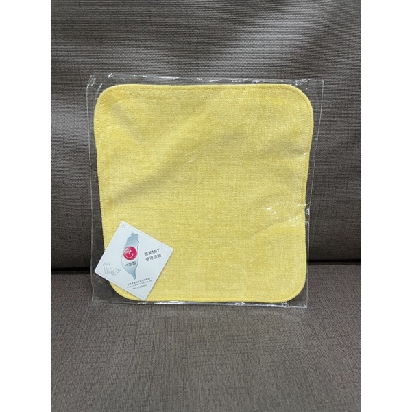 黃色小方巾 台灣製 毛巾 洗澡巾 洗臉巾 寶寶 嬰兒 餵奶巾