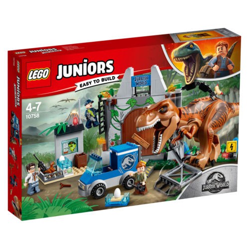 LEGO 樂高 Juniors 系列 10758 T-Rex 突破包圍 T-Rex Breakout 全新未拆