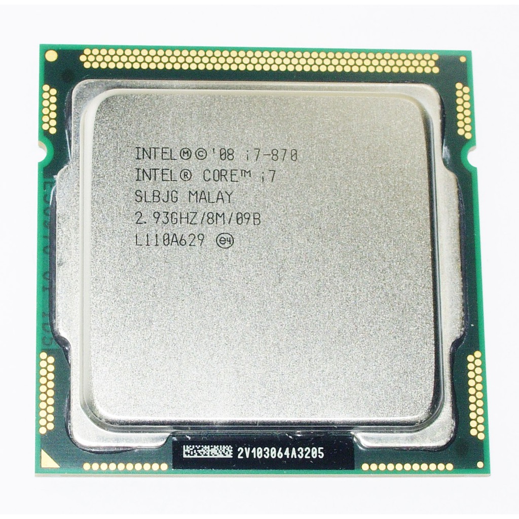 【大媽電腦】 1156腳位 Intel Core i7-870 四核 CPU 2.93G