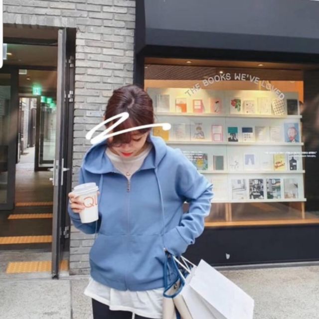 現貨 米白 copiner 氣質歐膩家連帽外套