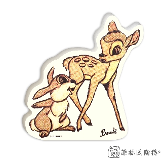Disney 迪士尼 【 小鹿斑比 造型便條紙 90枚 】日本進口 Bambi 斑比 菲林因斯特