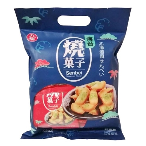 九福 海苔燒菓子 200g/包 蛋奶素