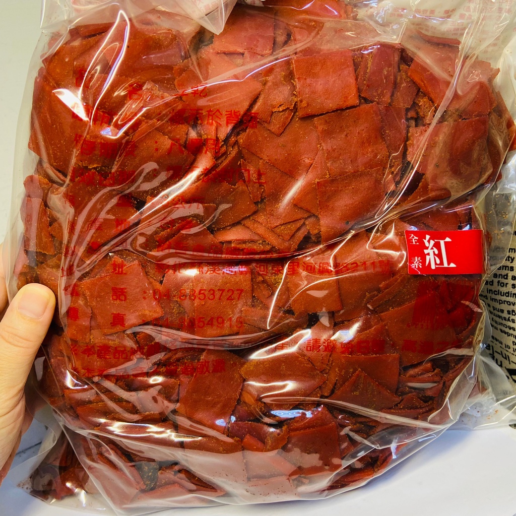 3000克 台灣味【特薄紅片豆干(純素)】厚約0.1cm  因為薄口感很獨特 口味也很純粹 豆乾