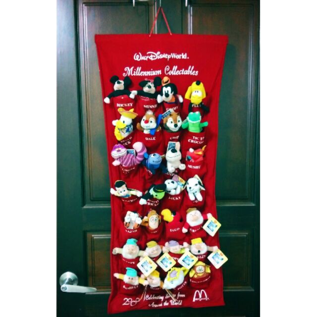(商品整理中)麥當勞2000千禧迪士尼玩偶28款+掛袋 絕版 米奇米妮 七個小矮人 高飛 布魯托 茶壺太太 妙妙貓
