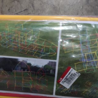 100入4D 吸管拼插積木 水管積木玩具