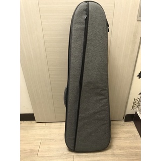 (響赫樂器)電吉他厚軟盒 吉他袋-黑色 灰色三角型30mm超厚款/防潑水/雙揹/手提