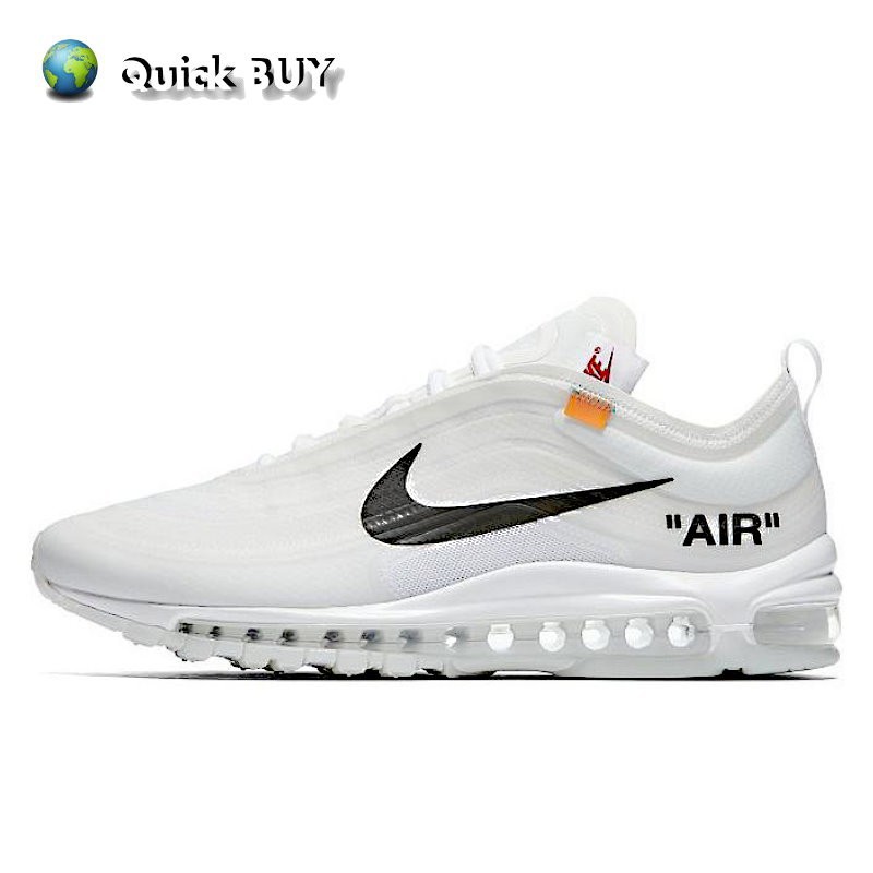 美國代購OFF- White x Nike Air Max 97 OW 聯名限量全白慢跑鞋AJ4585-100 | 蝦皮購物