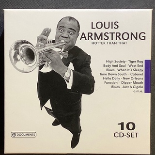 Louis Armstrong路易士阿姆斯壮/小喇叭經典輯 纸殼盒装10CD 德國Membrane唱片