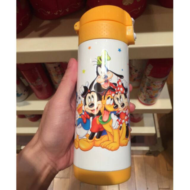 【HoHo香港迪士尼代購】樂園限定 米奇與好朋友彈蓋式不鏽鋼保溫瓶(現貨在台)