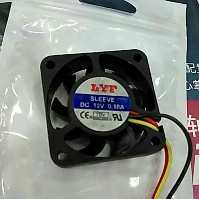 散熱器用4 X 4cm 散熱風扇小3pin接頭dc 12v 油封軸承 蝦皮購物