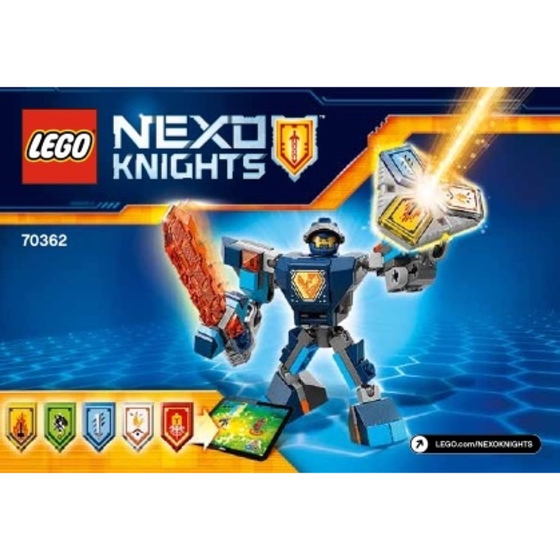 LEGO樂高NEXO KNIGHTS 未來騎士團系列70362克雷裝甲機器人（全新現貨）