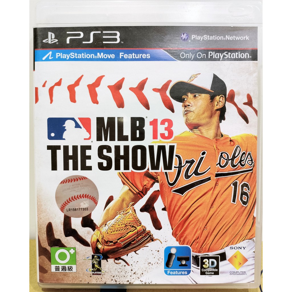 二手 9成新 PS3 MLB13 The Show／美國職棒大聯盟 13
