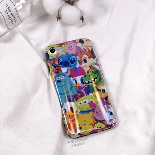 鐳射迪士尼大集合軟殼 適用 iPhone X iPhone XS Max iPhone 6 6S Plus
