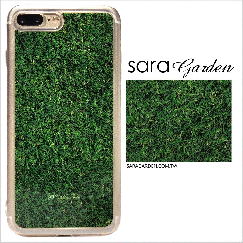 客製化 軟殼 iPhone 8 7 6 6S Plus 手機殼 保護套 全包邊 掛繩孔 嫩綠草地草皮