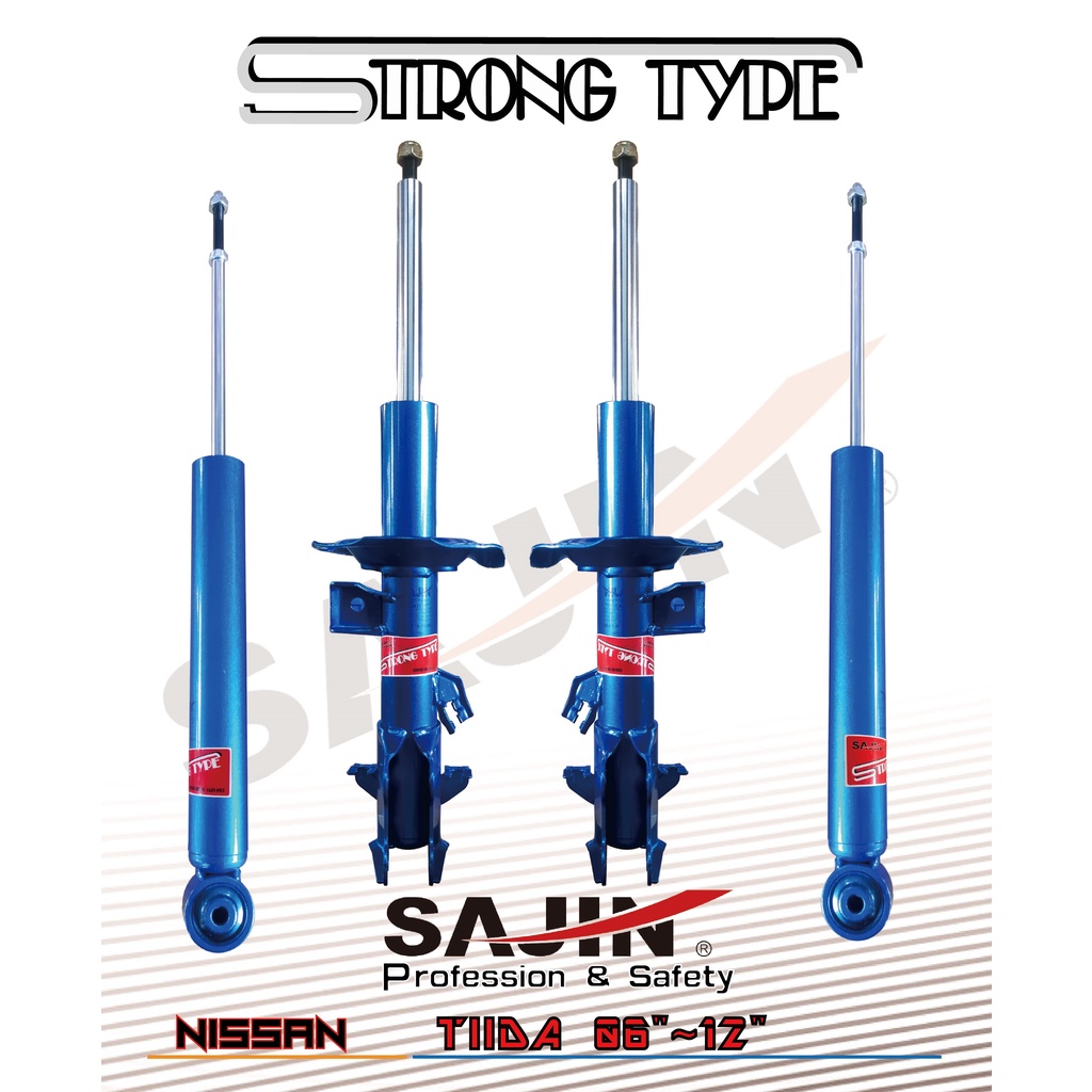 NISSAN TIIDA 06-12/ SAJIN Strong Type原廠型阻尼加強避震器