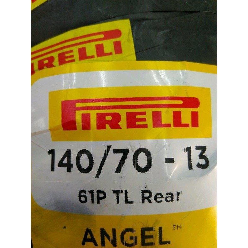 永和 立珉PIRELLI 倍耐力 天使 天使胎 140/70-13 自取價2600元 完工價2900元 含平衡除蠟