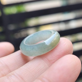 嗨，寶貝銀飾珠寶* 緬甸玉A貨 翡翠飾品☆保證A貨 起螢光 放光冰種飄花 帶蜜糖黃翡翠戒指☆30