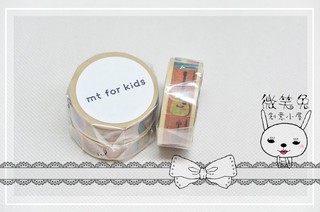 日本進口 mt 2013 summer 和紙膠帶 和紙膠帶 KIDS系列 編號:15-07