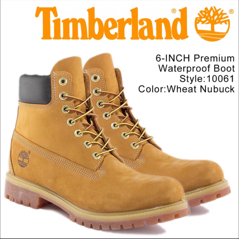 Timberland 10061 經典6吋黃靴 US 9.5
