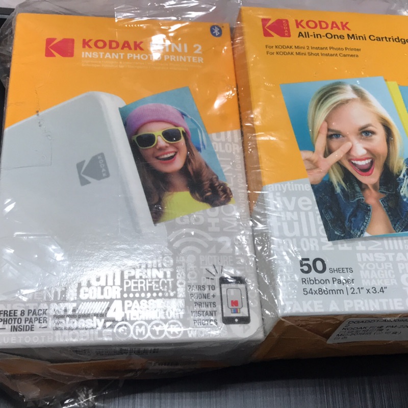 Kodak Mini2 PM220相印機 公司貨 贈50張防水相紙 珍珠白