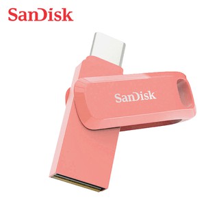 SanDisk Ultra GO TYPE-C USB 3.1 蜜桃橘 高速雙用 OTG 旋轉隨身碟 適用安卓手機平板