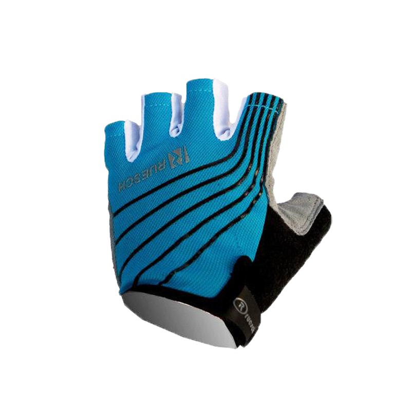 RUESCH R43運動版半指手套~透氣減震抗壓舒適 (藍色)[02004383]【飛輪單車】