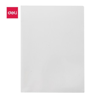 【Deli得力】A4 L型檔案夾0.15mm-透明100入(5707)【超取&蝦皮上限2包】|沃克