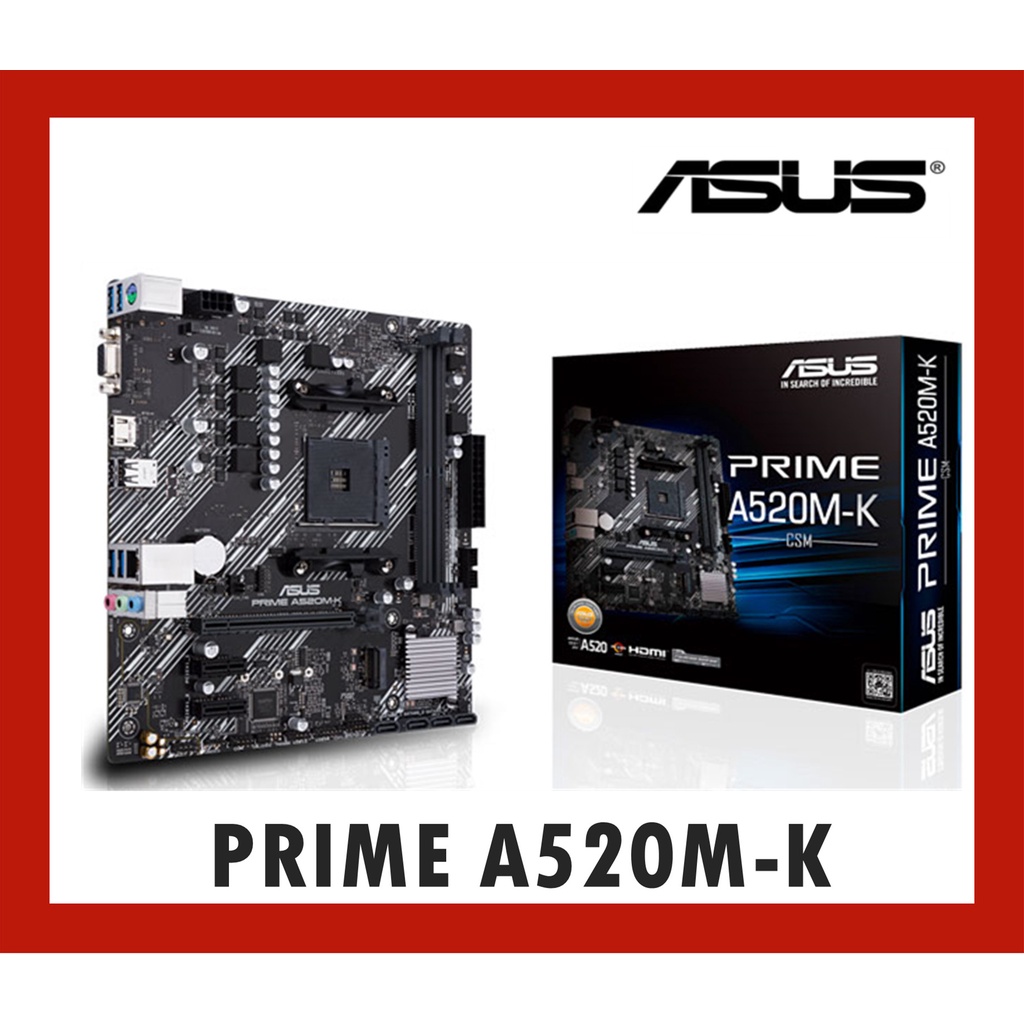 華碩 Asus PRIME A520M-K 主機板