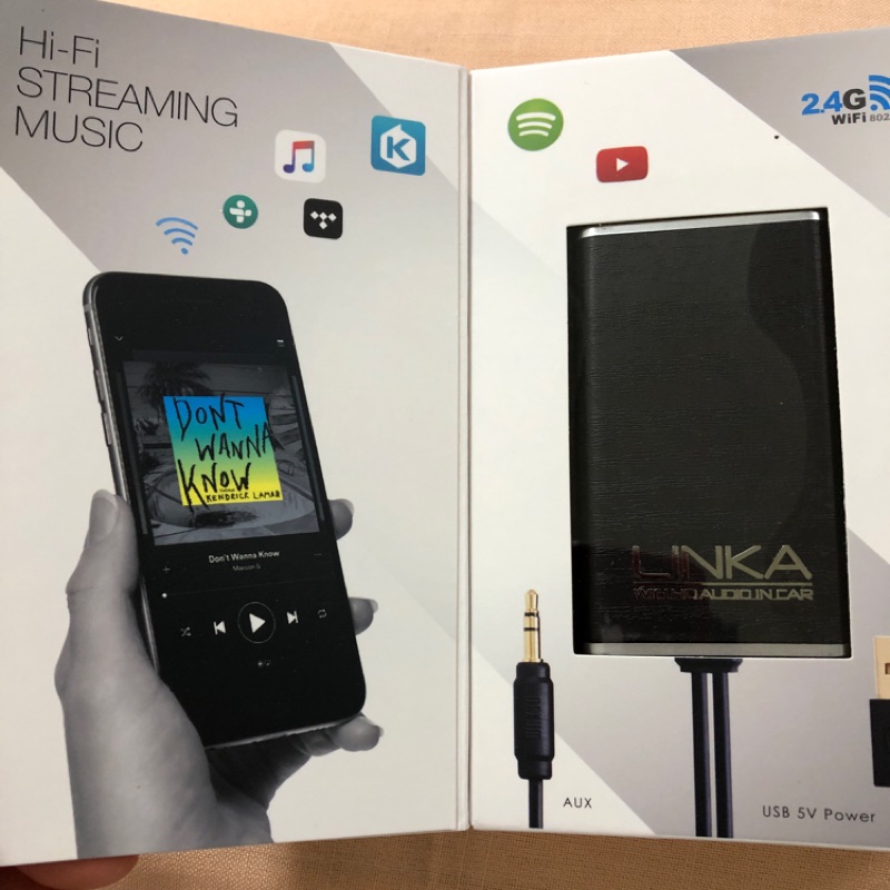 Nexum Linka 無線音樂串流轉接器wifi音樂分享盒airplay 車用音響無線化配件 蝦皮購物