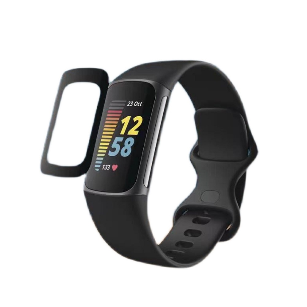 【3D曲面複合】Fitbit Charge 5 / 6 通用 熱彎膜 PMMA+PC 防刮 耐刮 全螢幕 保護膜 保護貼