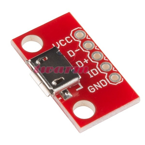 Sparkfun原廠 Breakout Board for USB microB 模組 (BOB-12035)