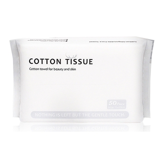 COTTON TISSUE 親膚棉柔洗臉巾(50抽)【小三美日】D362079|