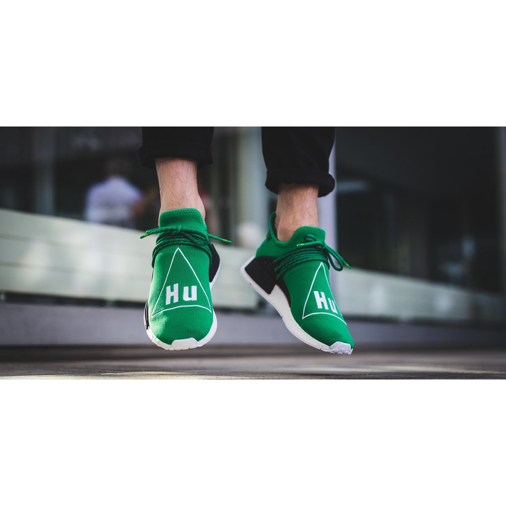 Pharrell Williams X ADIDAS HU NMD "Green" (Hu) 全新現貨 us9.菲董