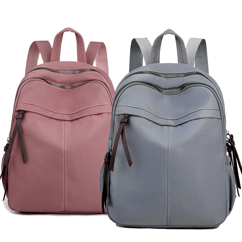 WENJIE_BF134 新款時尚大容量 尼龍布書包 簡約休閒輕便旅行背包 質感後背包 學生書包