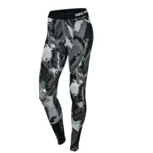 Nike Pro Hyperwarm 高強度緊身褲迷彩女子彈力長褲內搭褲慢跑褲重訓運動褲瑜伽褲 蝦皮購物