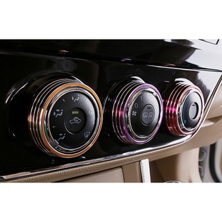 豐田|TOYOTA|11代|12代|ALTIS|音響|空調|出風口旋鈕裝飾圈|改裝飾品|一組三個|紅潤發