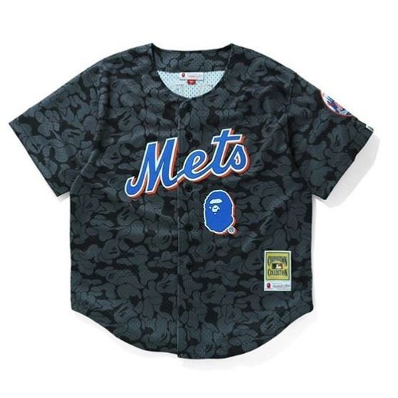 ☆AirRoom☆【現貨】BAPE MITCHELL AND NESS NEW YORK METS JERSEY 紐約