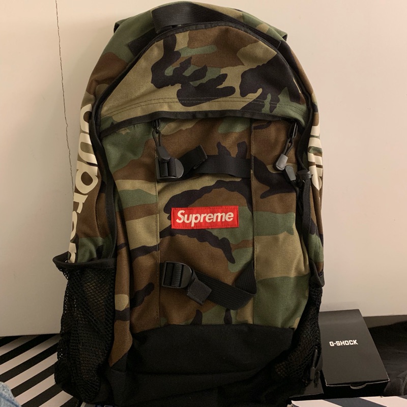 Supreme 36th Backpack 迷彩後背包八成新up 蝦皮購物