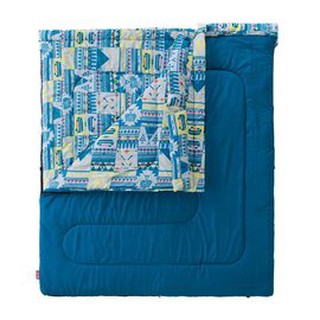 美國［Coleman］2 IN 1 家庭睡袋/C5 藍 / 信封型睡袋 / 可雙拼連接 / CM-27257