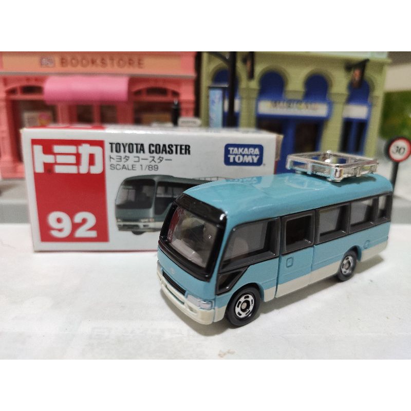 Tomica 92 絕版 Toyota Coaster 經典 小巴士 Bus 藍