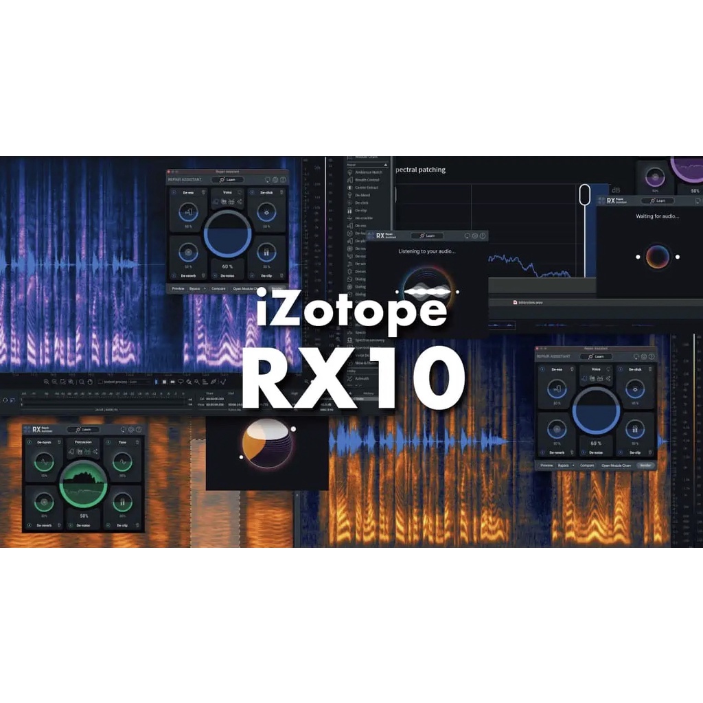 iZotope RX 10 Advanced 聲音處理效果器 - Podcast 影像聲音後製必備