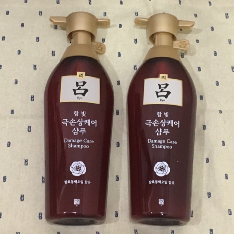 韓國 呂 Ryo 漢方洗髮精 受損髮質專用 400ml