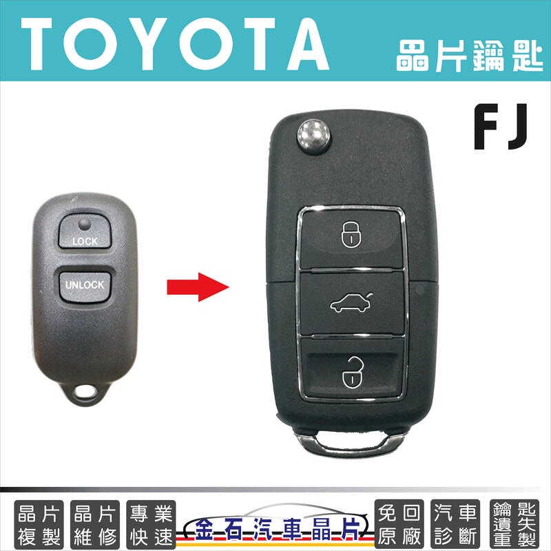 TOYOTA 豐田 FJ 晶片鑰匙備份 不用回原廠