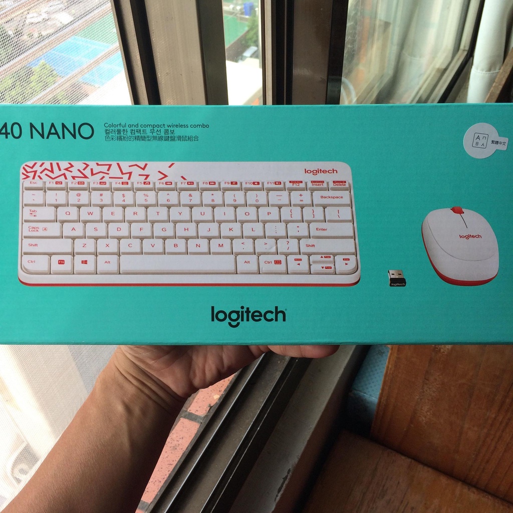 全新 羅技 MK240 NANO 無線 鍵盤 滑鼠 套裝組合