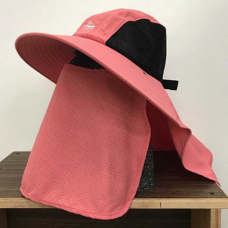 【裝備部落】COHIKE科海特 遮陽帽 台灣製造 抗UV 排汗透氣 可拆式遮陽網布 戶外-登山-釣魚 防曬帽 大盤帽